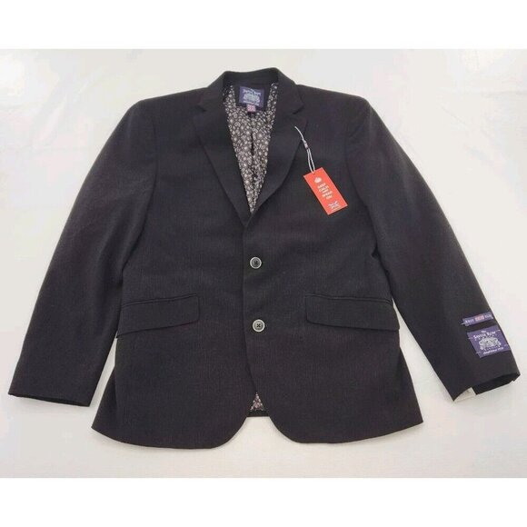 Savile Row Company Hoxton Mens Size 38S Seersucker Brit Slim Fit Suit Jacket